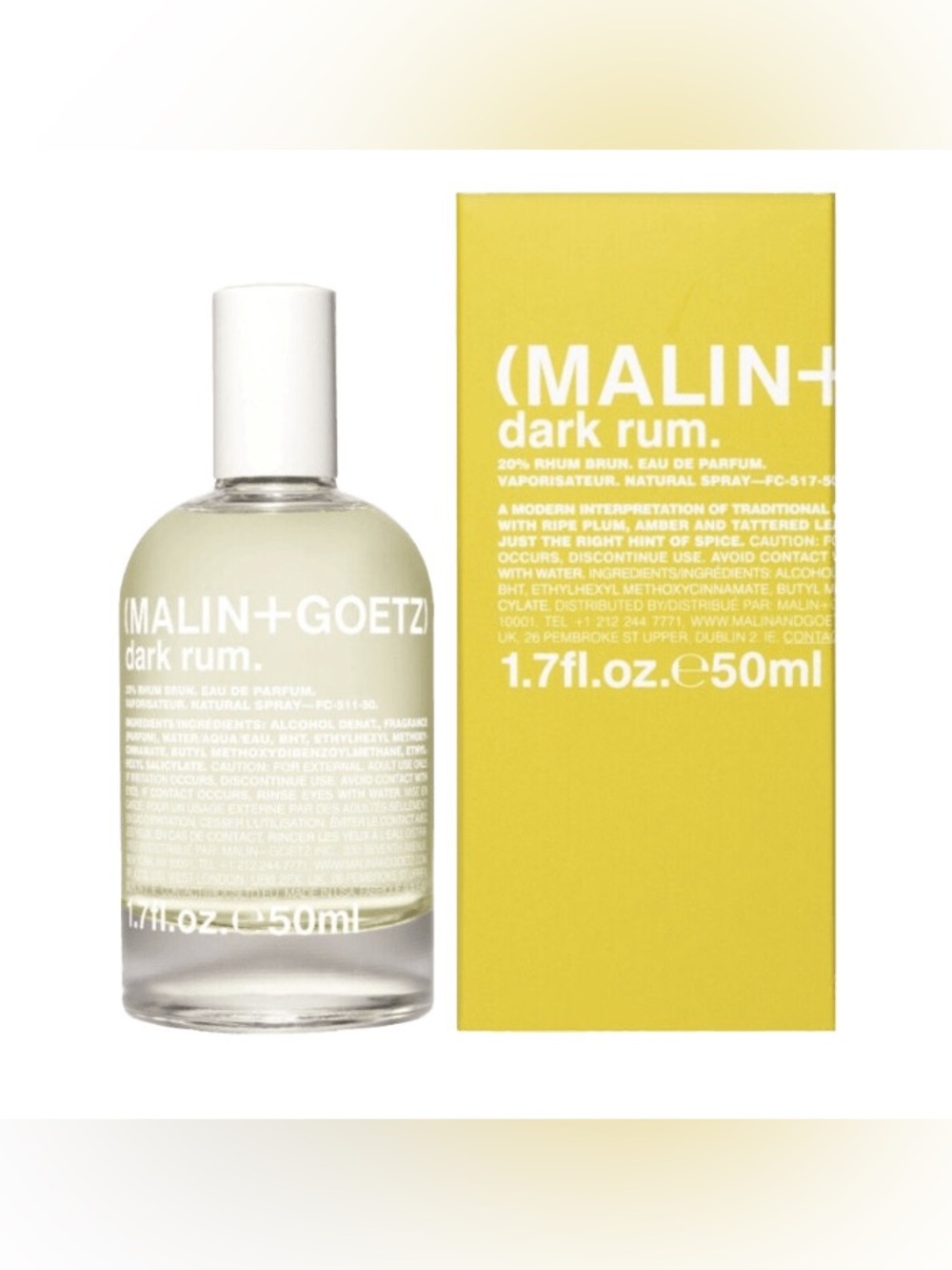 MALIN+GOETZ Eau De Parfum in Dark Rum 50mL